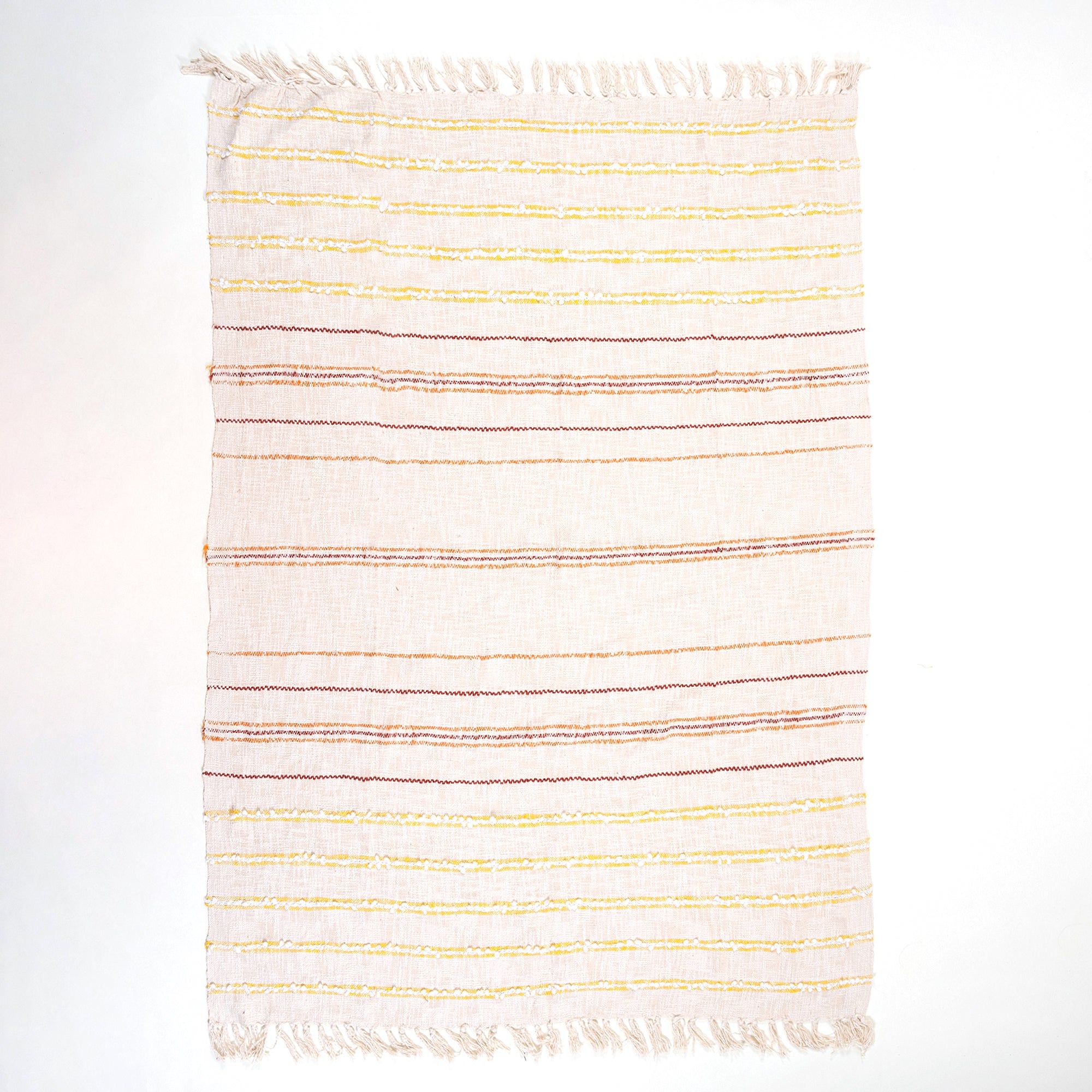 Organic Cotton Material Woven Throw Blanket